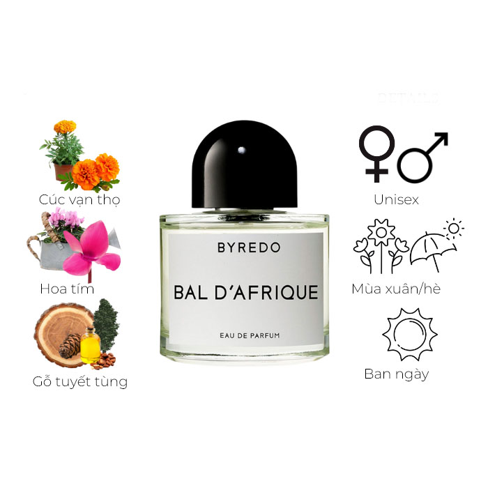 Review Mùi Hương Nước Hoa Unisex Byredo Bal d'Afrique