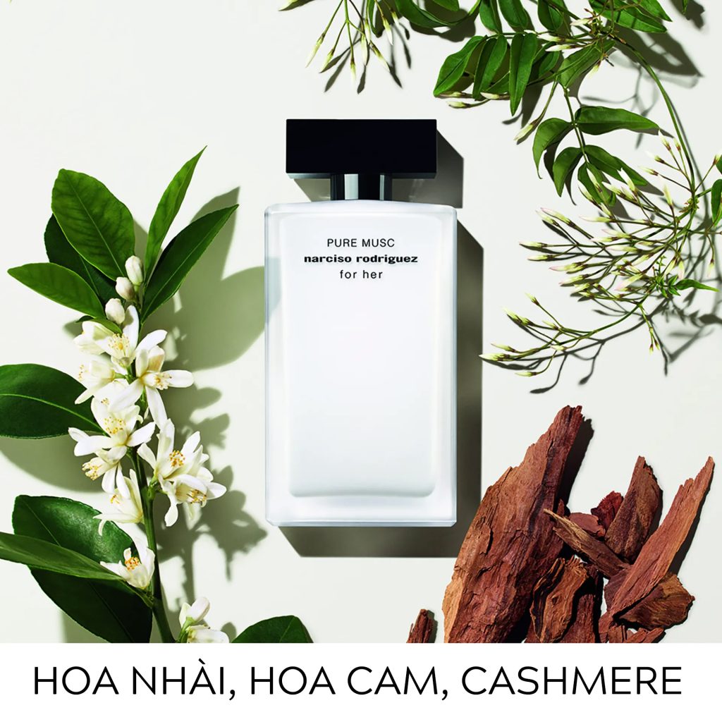 Review mùi hương Nước Hoa Narciso Rodriguez for her Pure Musc