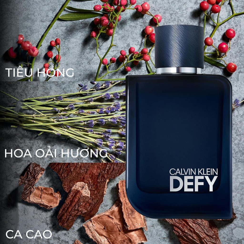 Mùi hương nước hoa nam Calvin Klein Defy Parfum