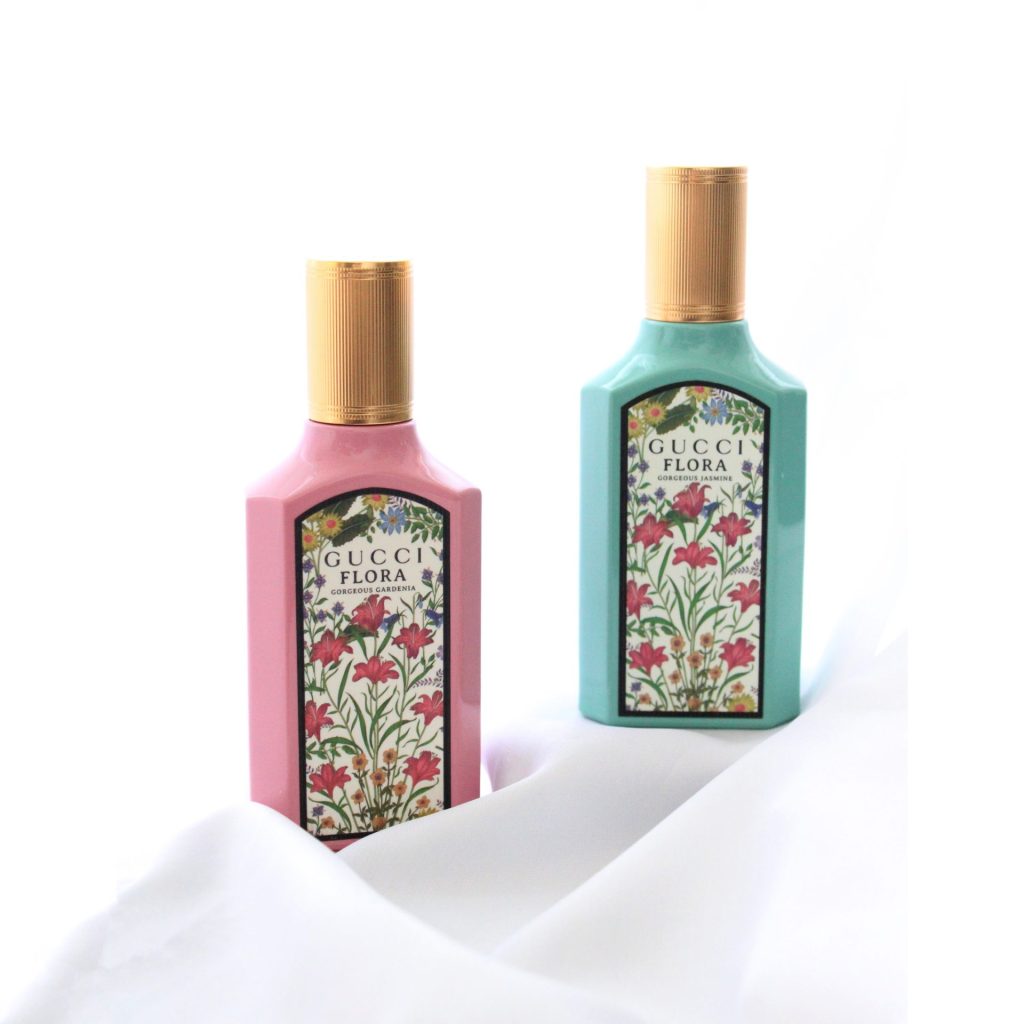 Review Gucci Flora Gorgeous Jasmine EDP Xanh và Hồng