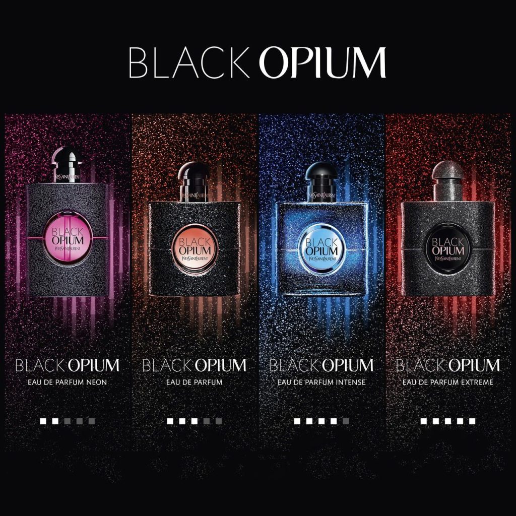 Bộ sưu tập nước hoa ysl Black opium