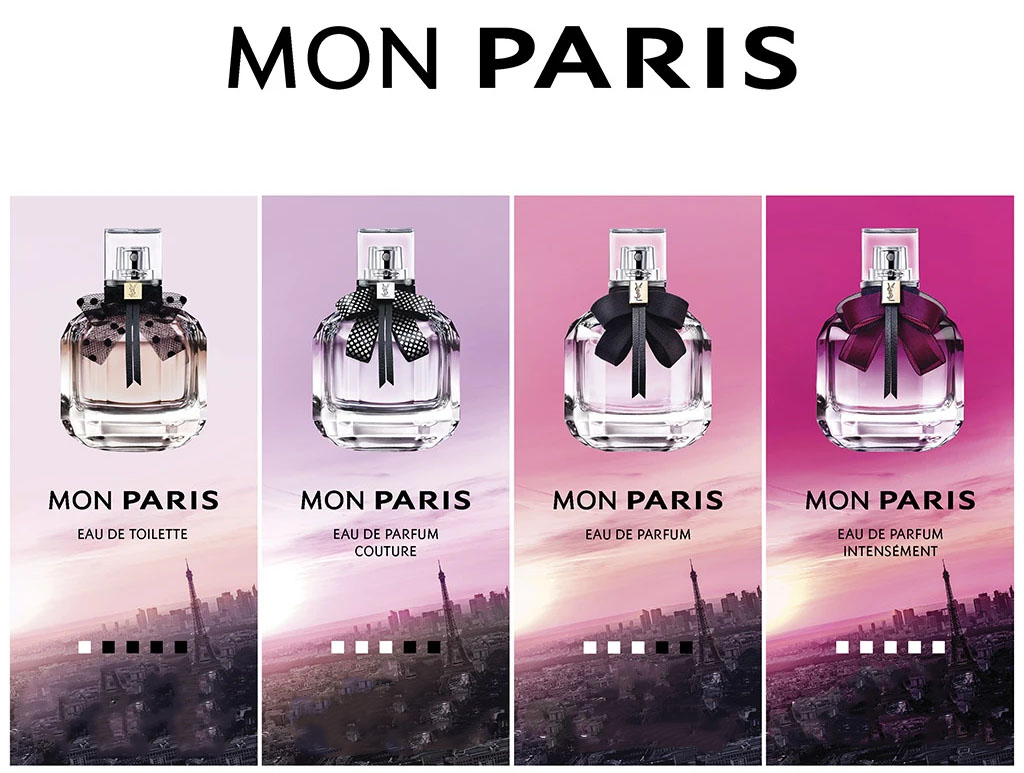 Bộ sưu tập nước hoa ysl mon paris