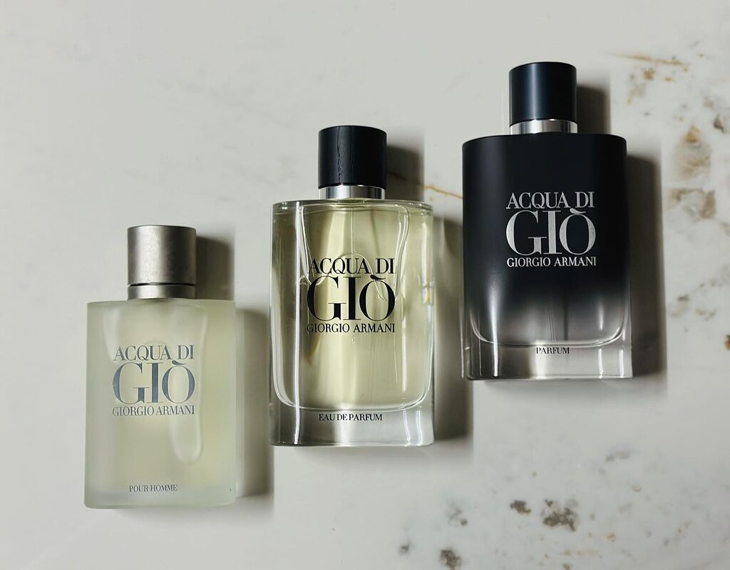 Acqua Di Giò EDT vs EDP vs Parfum